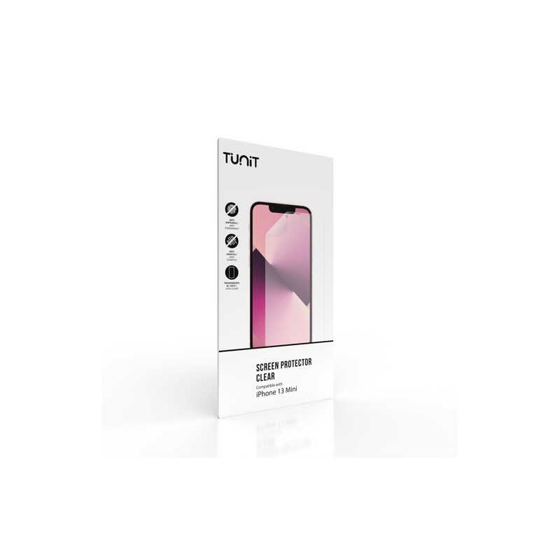 Transparent and anti-fingerprint screen protector for iPhone 13 Mini