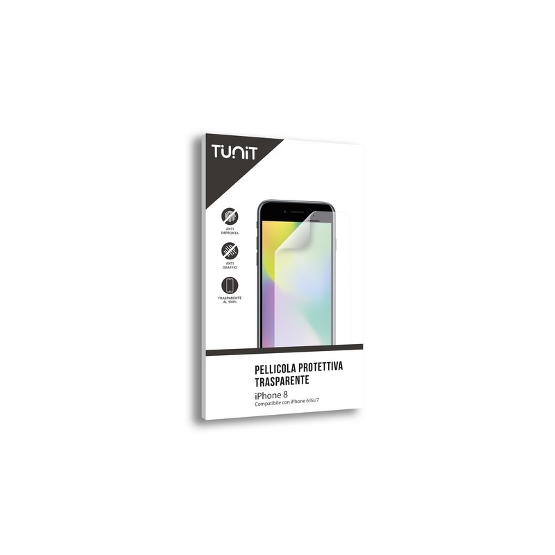 Pellicola protettiva trasparente e anti-impronta per iPhone 8  / SE 2020