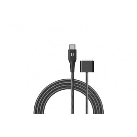 Cavo di ricarica Tunit USB-C / MagSafe 3 \\ 140W - 2m - Titanio Nero