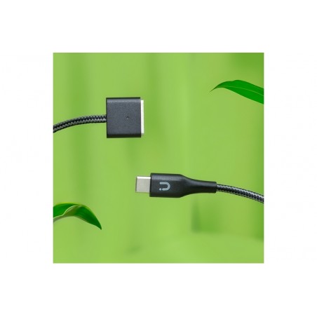 Cavo di ricarica Tunit USB-C / MagSafe 3 \\ 140W - 2m - Titanio Nero