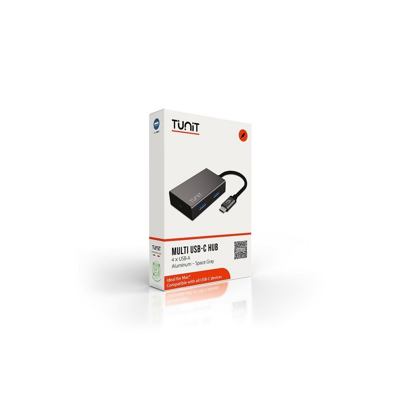 USB-C to 4-Port USB 3.0 Multiport Hub Adapter
